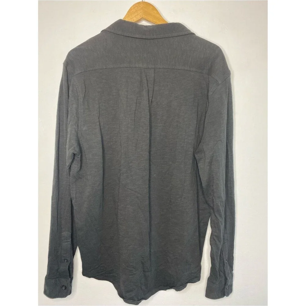 J Crew dark grey Casual Button down Shirt Size L